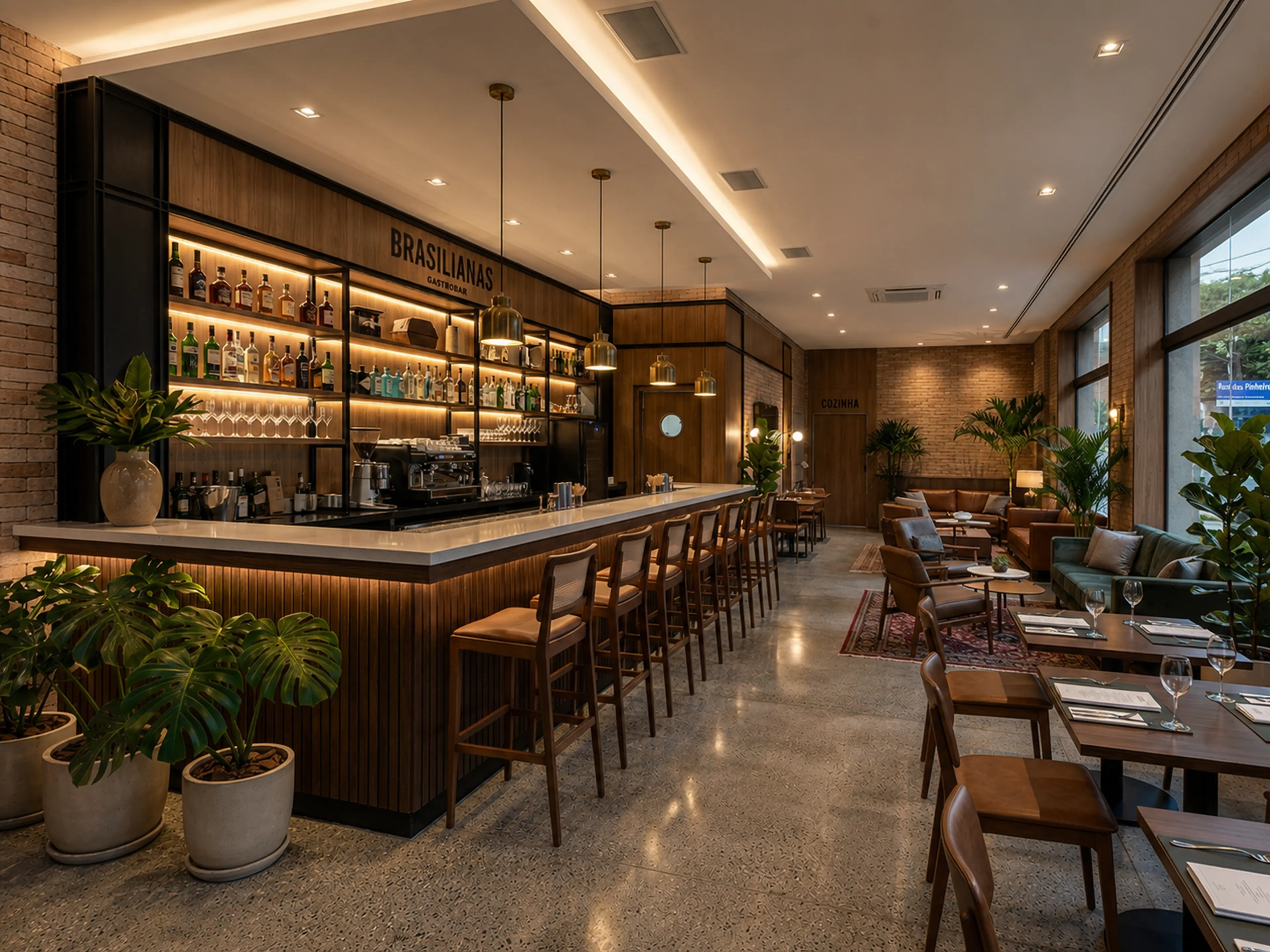 Reforma de restaurante: Brasilianas, Ipiranga — São Paulo
